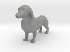 HO Scale Dachshund 3d printed This is a render not a picture