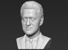 Bill Clinton bust 3d printed 