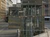 Aufzug Ein- Ausstieg offene Stahlkonstruktion beid 3d printed 