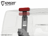 KCJL1016 JL Tire Carrier w light 3d printed Rear light is adjustable for different sized tires.