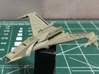 Klingon Interceptor 1/1000 Attack Wing 3d printed Printed in Smooth FIne Detail Plastic. Painted by Griffworks