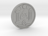 The High Priestess Coin 3d printed 