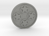 Four of Pentacles Coin 3d printed 