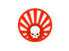 Cyber Samurai Rising Death Sun Clan Flat Symbol X  3d printed 