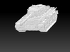 Vehicle Series: Tiger Tank Turret 3d printed hen used with Generic Tank Frame model (not included)