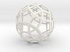 rhombicosidodecahedron wireframe 3d printed 
