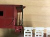 S scale LV Caboose Steps 3d printed Photo courtesy of Rick "BV_S_Scale"