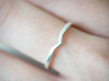 Minimalist Chevron Stacking Ring - Girls Ring Size 3d printed 