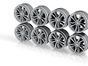 Civic 9-0 Hot Wheels Rims 3d printed 