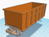1/50th Roll Off Truck Body frame 3d printed Shown with dumpster
