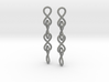 Infinity Chain Earrings 3d printed 