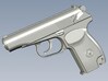 1/12 scale USSR KGB Makarov pistols x 3 3d printed 