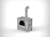 Stove Vintage 01. 1:35 Scale 3d printed 