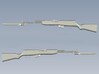 1/12 scale SKS Type 45 rifles & bayo expanded x 3 3d printed 