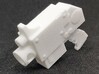 Action Figure Bolt Pistol 3d printed Printed in White Processed Versatile Plastic 