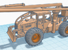 1/64th Skidder Off Road Utility Bucket vehicle 3d printed With wheels, not included
