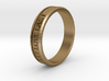 Ring Let Love Last (size 10.5)  3d printed 