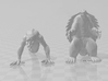 Skullcrawler kaiju monster miniature 132mm games 3d printed 
