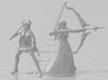 Zelda with magic bow miniature fantasy games rpg 3d printed 