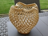 Strawberry-like voronoi style vase 3d printed Strawberry vase printed on my Prusa MK3s in cheap, beige PLA.