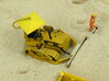 O scale  D47U Bulldozer 3d printed Finished display dozer shown withs ace caterpillar  yellow paint 