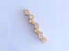 Lace Ribon Earrings 3d printed Lace Ribbon earrings - 14k Gold Plated