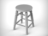 Stool 03. 1:48 Scale x8 Units 3d printed 
