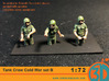 Tank Crew Cold War Set B 1/72 scale 3d printed 3d printed figures come unpainted.