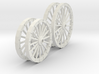 HDV02W Buckboard Wheels (1/32) 3d printed 