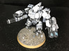 Magnetized Crisis Weapon Mount with Hands x2 3d printed 