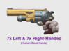 14x BF:38 Bolt Revolver (L&R Human Hands) 3d printed 