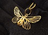 Papillon Butterfly pendant 3d printed 