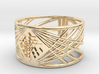 Sri Yantra Ring 3d printed Render - Sri Yantra Ring