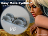 Easy Move Eyelids™ V6-2PR 3d printed 