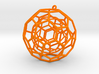 fullerene ball in a ball bauble ornament 3d printed 