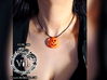 Halloween HEART Pumpkin Pendant ⛧VIL⛧ 3d printed 