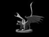Black Dragon Wyrmling 3d printed 