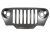 Jeep Wrangler TJ (1997-2006) REPLICA - dim. 3.7" 3d printed Original Grille mounted on the classic Jeep Wrangler TJ and used as reference mockup design
