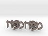 Hebrew Monogram Cufflinks - "Mem Ches Aleph" 3d printed 