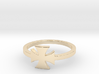Outlaw Biker Iron Cross (small) Ring Size 14 3d printed 