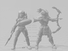 Samurai Predator Bow Arrow miniature model games 3d printed 