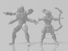 Four Armed Predator 45mm miniature model games rpg 3d printed 