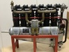 Mercedes DIII Engine - Cylinder 3d printed Whole engine 
