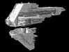 (Armada) Starhawk Prototype (Two Parts) 3d printed 