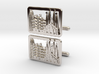 Barcelona Cityscape Skyline cufflinks 3d printed 