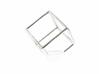 Cube Pendant 3d printed Cube Pendant - Polished Silver