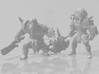 Orog Orc Champion miniature model fantasy game DnD 3d printed 