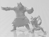 Stone Giant Rock Thrower miniature model fantasy 3d printed 