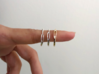 Closed Needle Ring 3d printed 