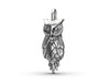  Owl pendant 3d printed 